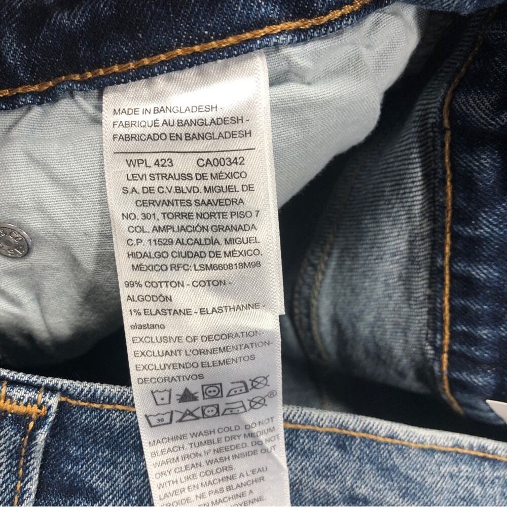 Denizen from Levi’s blue slim jeans 32x34 - Picture 6 of 7